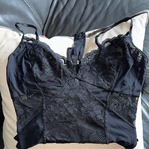 Guess Black Lace Bodysuit